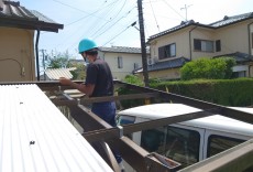 カーポート屋根修理