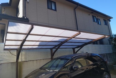 カーポート屋根板貼替After